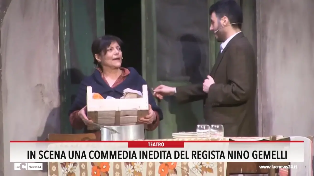 In scena una commedia inedita del regista Nino Gemelli