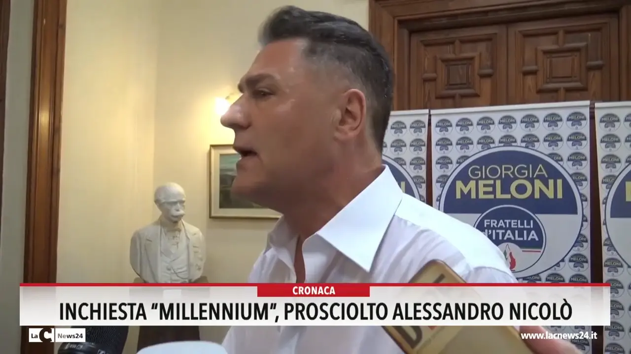 Inchiesta Millennium, prosciolto Alessandro Nicolò