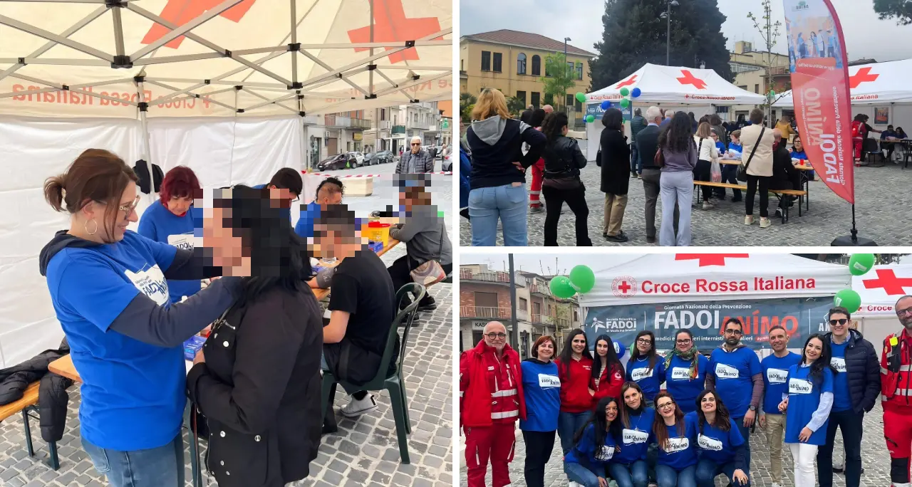 Prevenzione in piazza a Vibo:\u00A0circa 200 screening gratuiti nella giornata promossa da Fadoi, Animo e Croce rossa\n