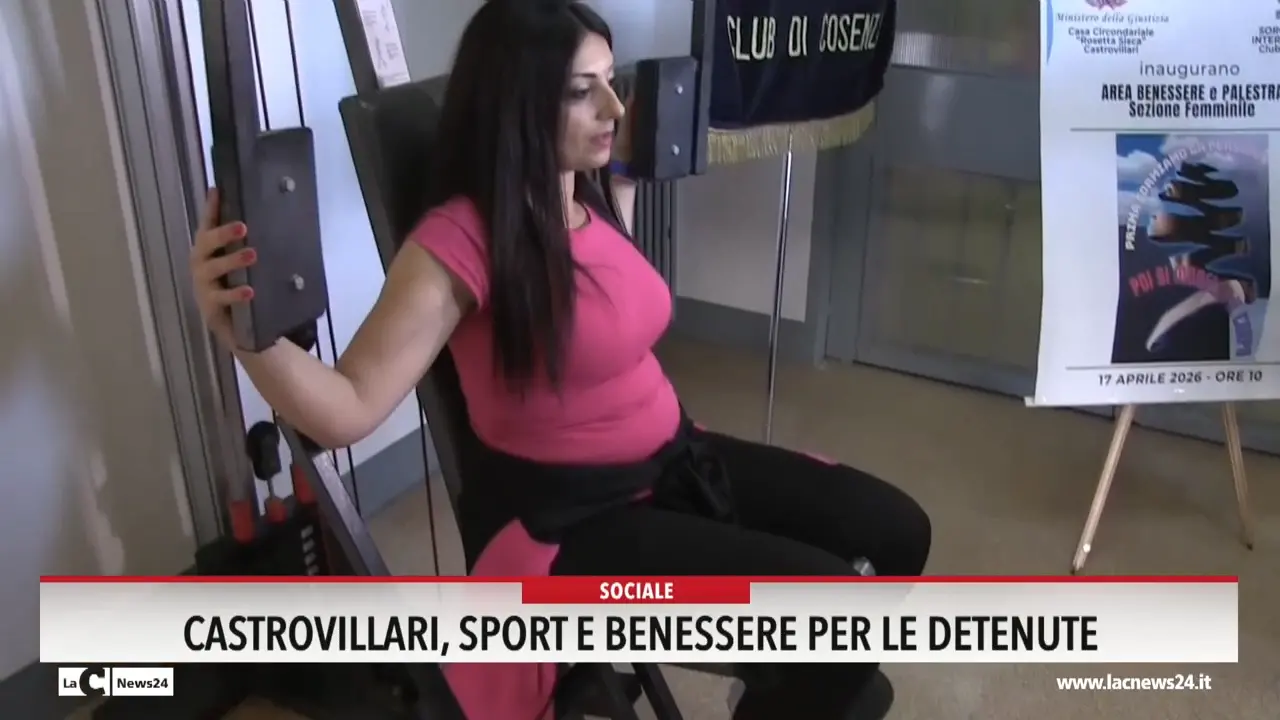 Castrovillari, sport e benessere per le detenute
