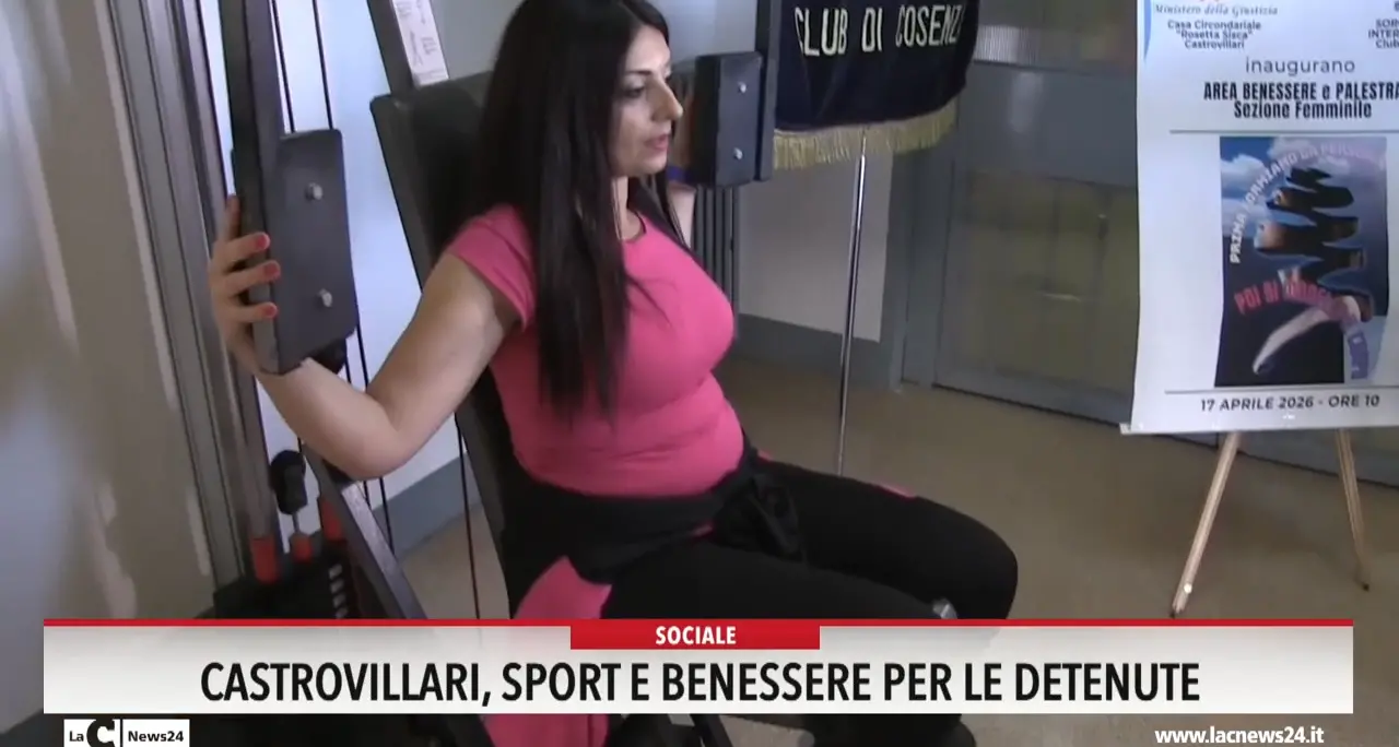 Castrovillari, sport e benessere per le detenute