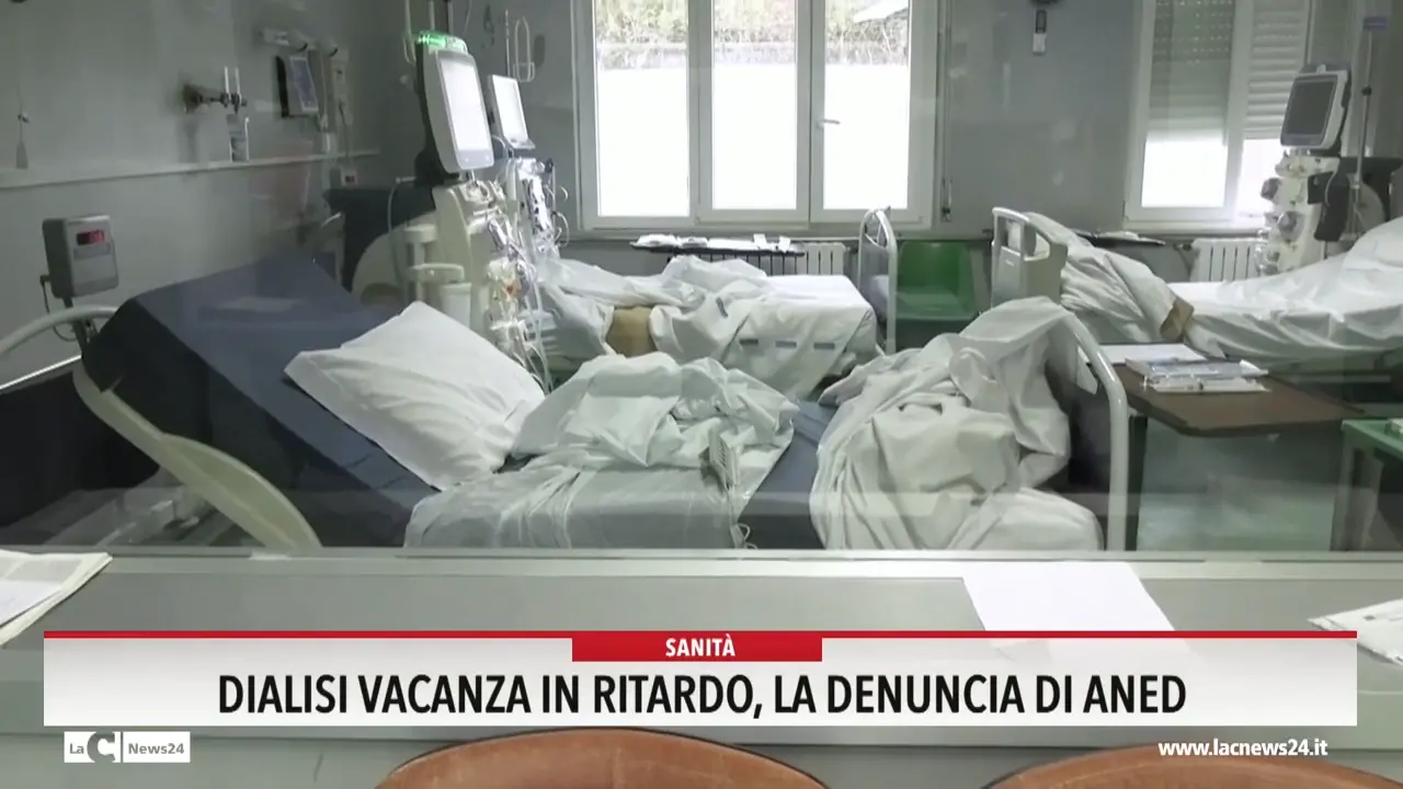 Dialisi vacanza in ritardo, la denuncia di Aned