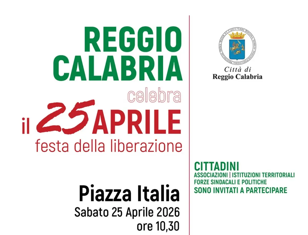 Festa della Liberazione a Reggio: la\u00A0cerimonia si celebra a Piazza Italia\n