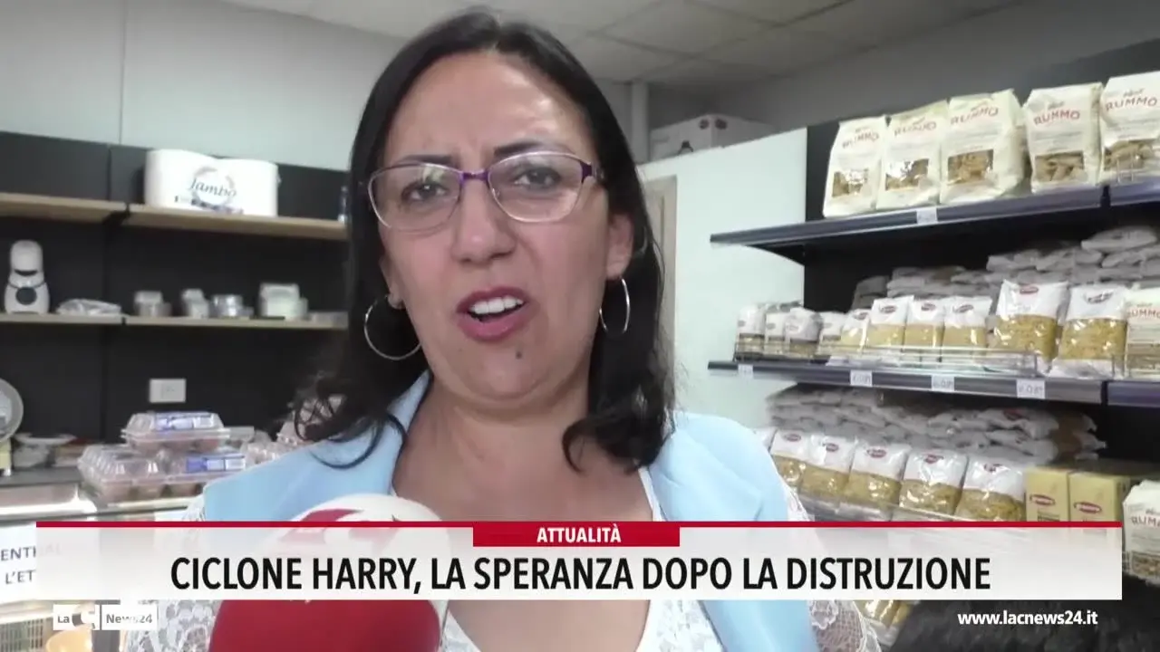 Ciclone Harry, la speranza dopo la distruzione
