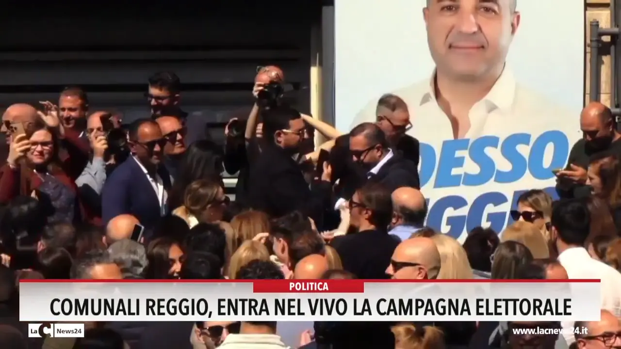 Comunali Reggio, entra nel vivo la campagna elettorale