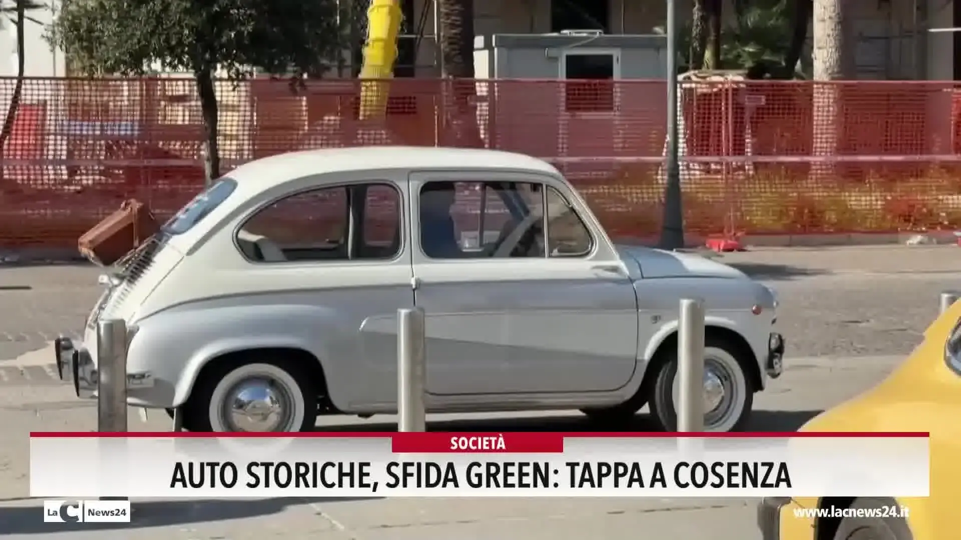 Auto storiche, sfida green: tappa a Cosenza