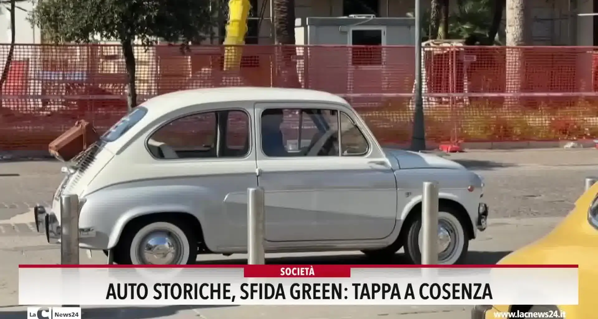 Auto storiche, sfida green: tappa a Cosenza