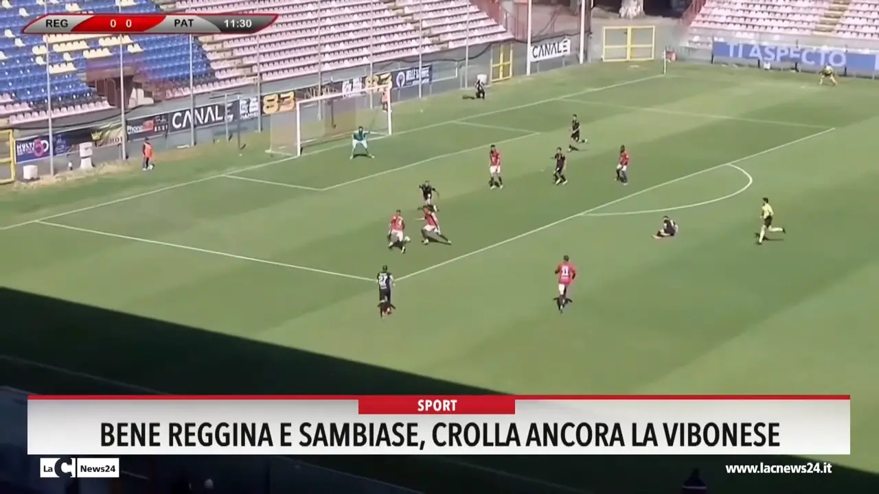 Bene Reggina e Sambiase, crolla ancora la Vibonese