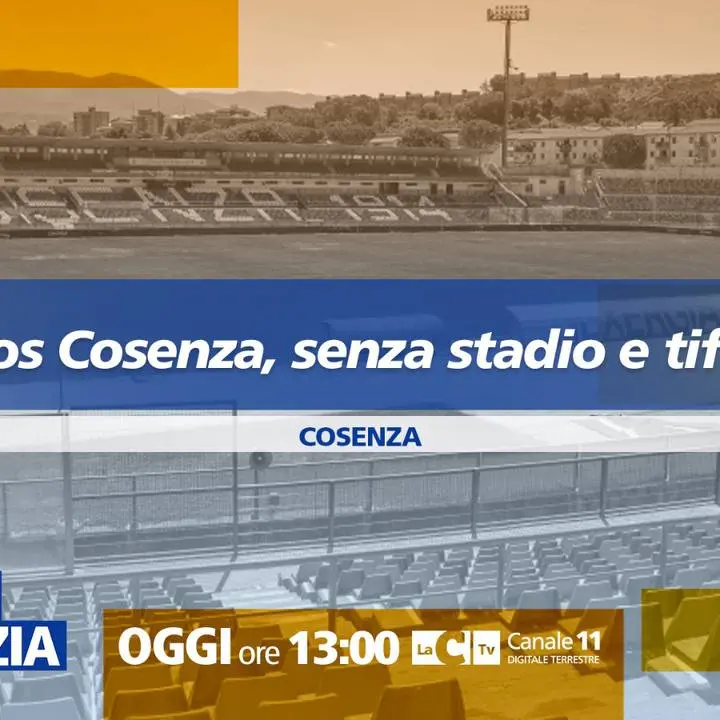 Il Cosenza rischia di restare senza stadio: focus a Dentro la notizia\n