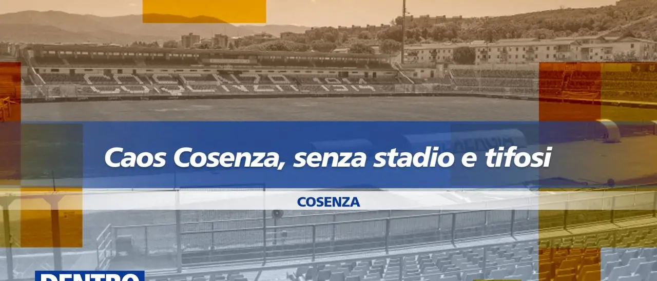 Il Cosenza rischia di restare senza stadio: focus a Dentro la notizia\n