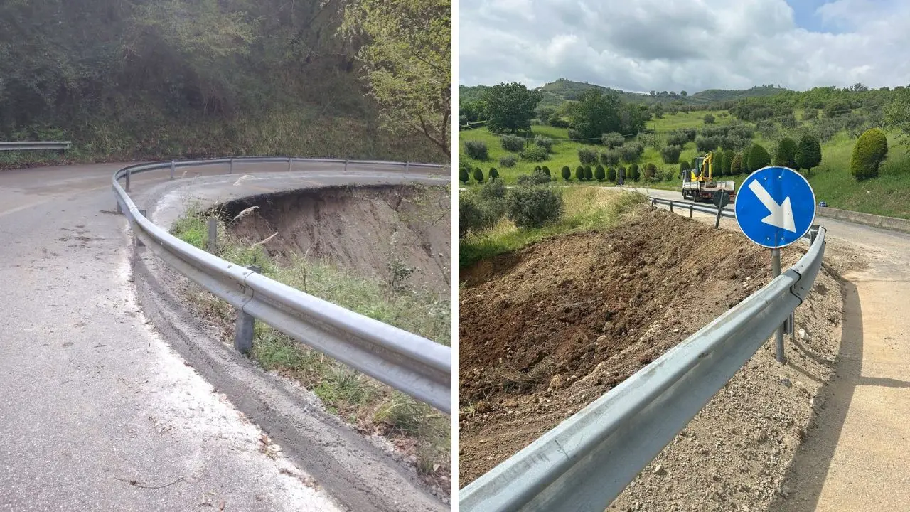 La Provincia di Cosenza riapre la S.P. 70 Scigliano–Carpanzano e la S.P. 121 di Altomonte danneggiate dal maltempo