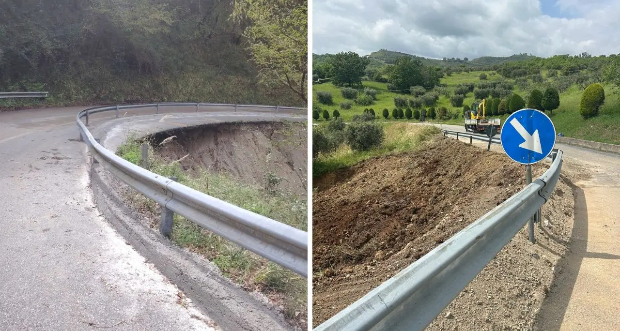 La Provincia di Cosenza riapre la S.P. 70 Scigliano–Carpanzano e la S.P. 121 di Altomonte danneggiate dal maltempo