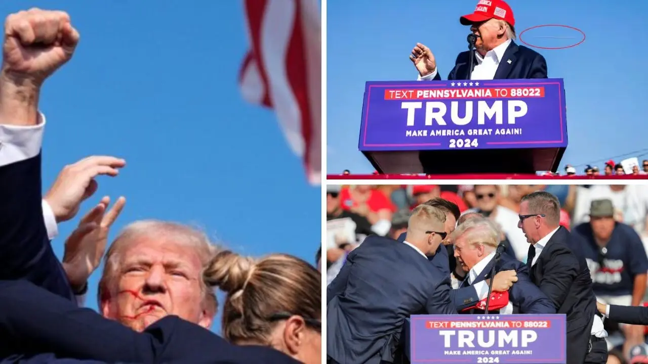 <p>Le immagini dell'attentato a Trump nel 2024</p>\\n