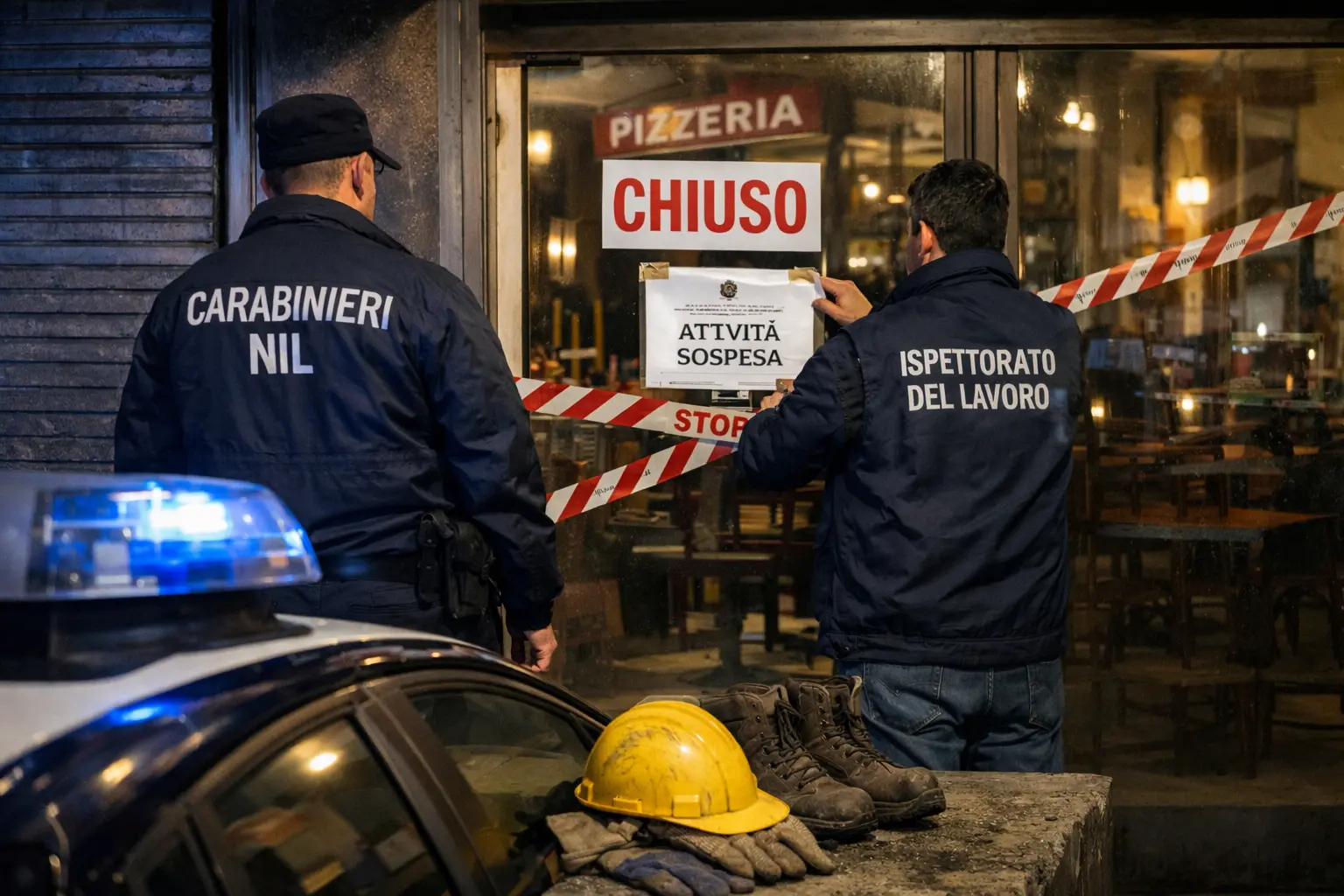 Ristorante chiuso a Cosenza, cinque lavoratori su sei erano in nero. Inflitte maxi multe\n