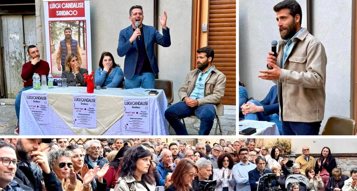 Elezioni San Giovanni in Fiore, Candalise parla ai giovani e riceve la “benedizione” di Stasi\n