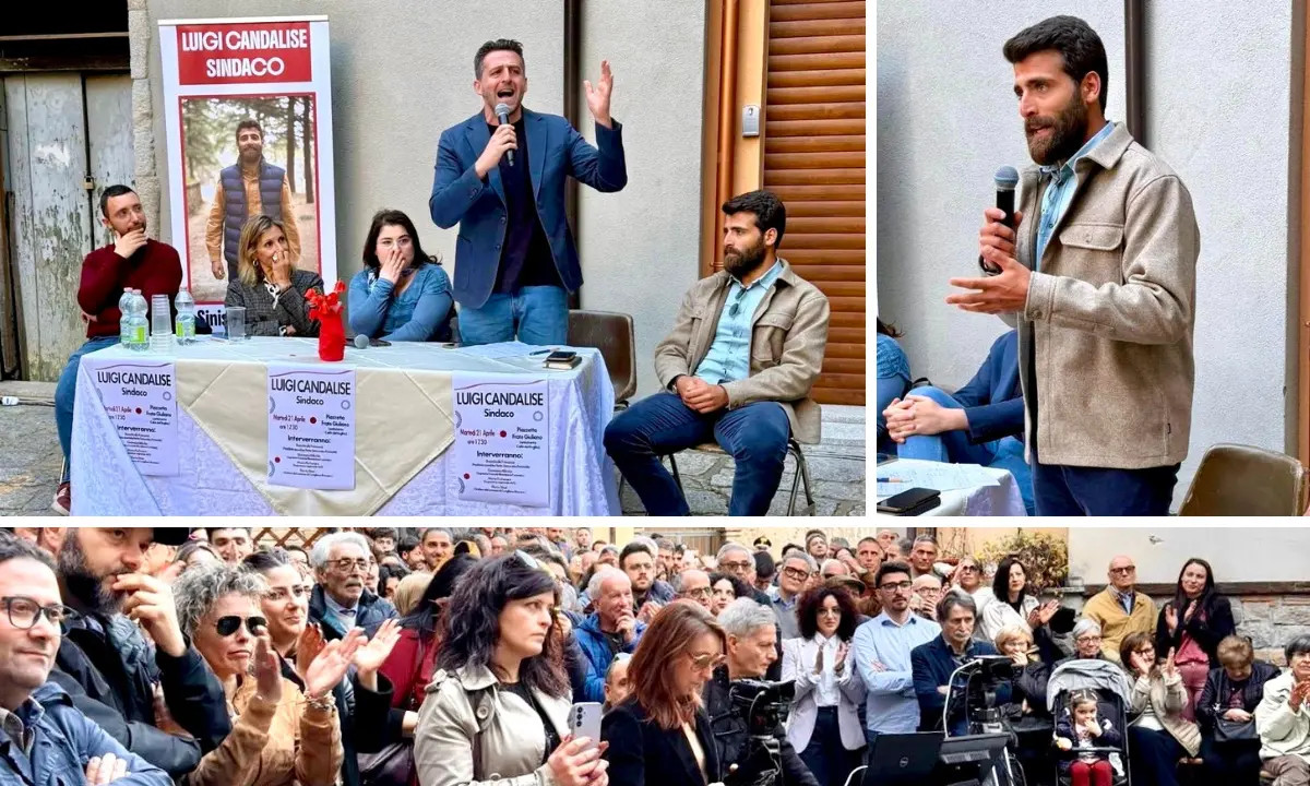 Elezioni San Giovanni in Fiore, Candalise parla ai giovani e riceve la “benedizione” di Stasi\n