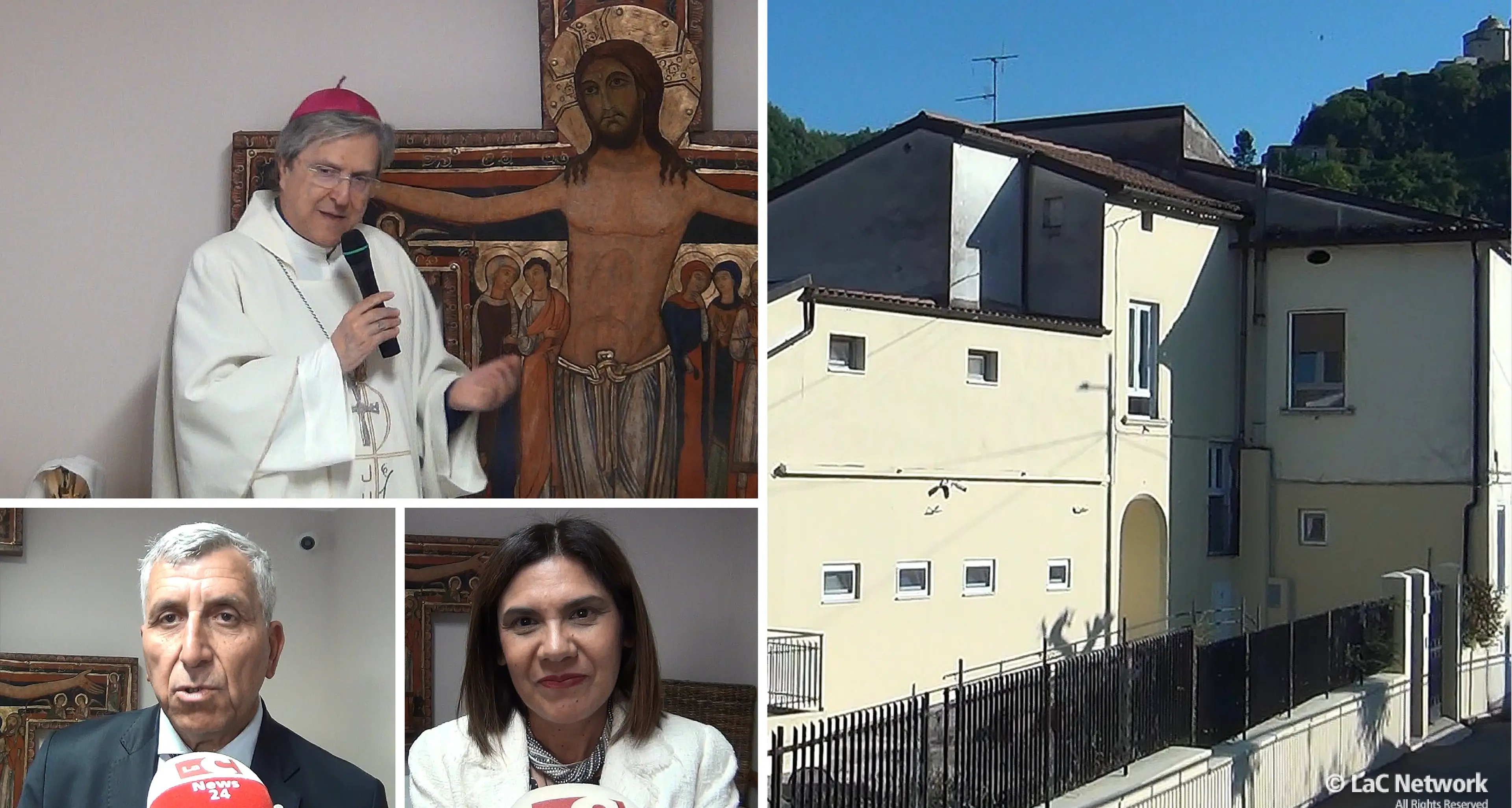 Laino Borgo,\u00A0la Croce di San Damiano illumina la Comunità alloggio per disabili Rovitti \u00A0Grimaldi\n