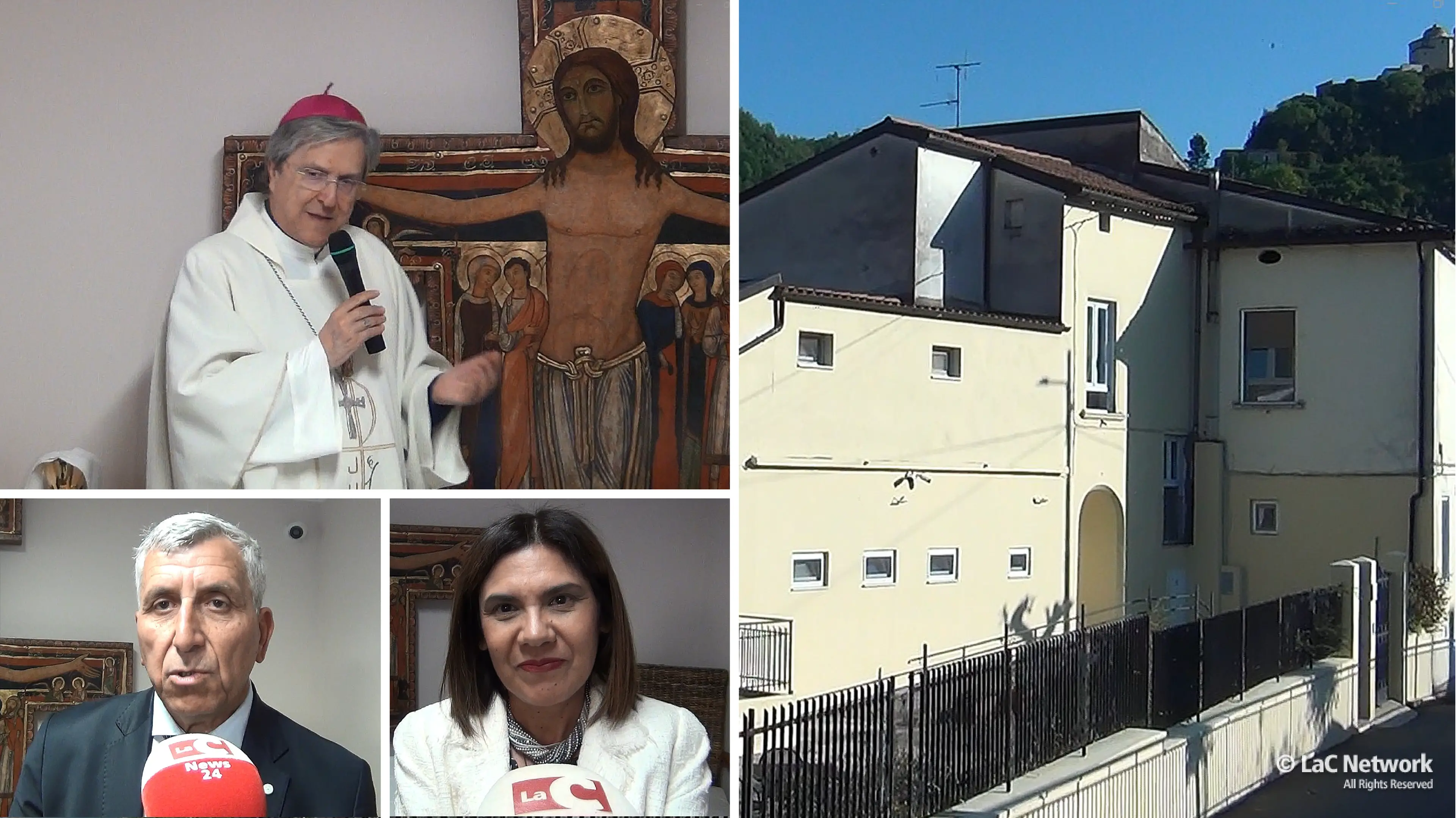 Laino Borgo,\u00A0la Croce di San Damiano illumina la Comunità alloggio per disabili Rovitti \u00A0Grimaldi\n