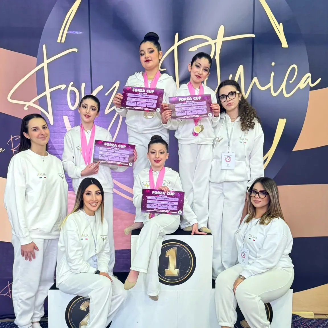 La scuola reggina di ginnastica ritmica Briritmica conquista la scena internazionale alla 4th Forza Cup\n
