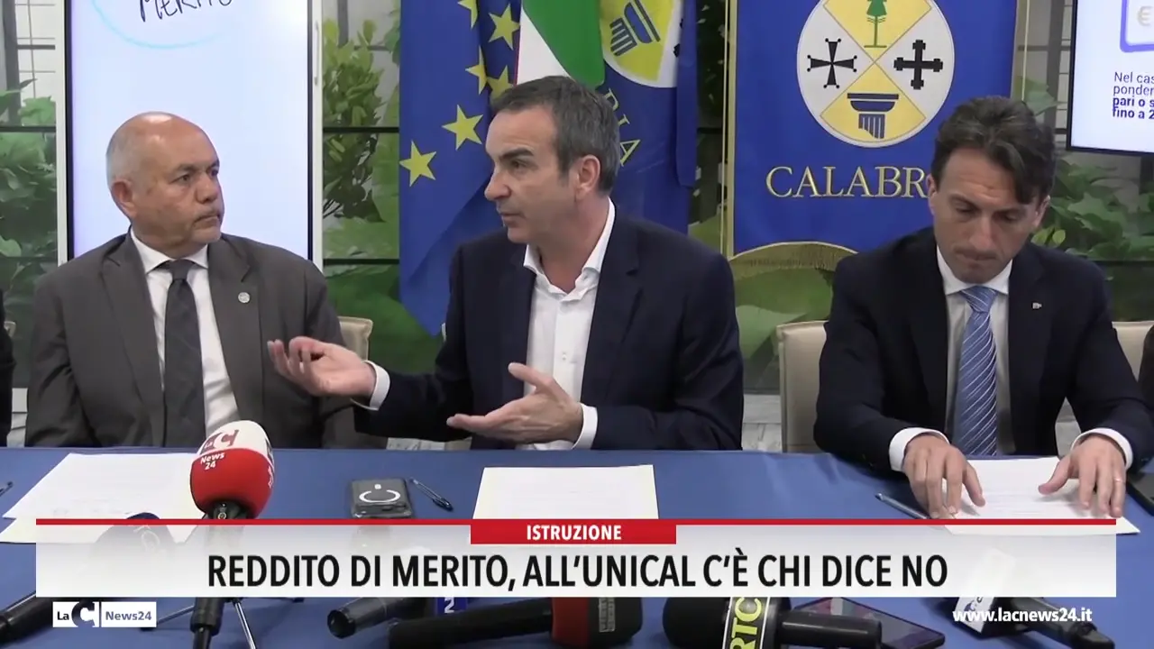 Reddito di merito, all'Unical c'è chi dice no