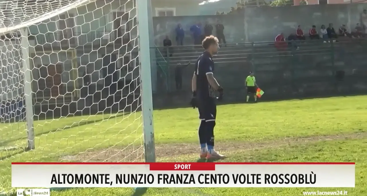 Altomonte, Nunzio Franza cento volte rossoblù