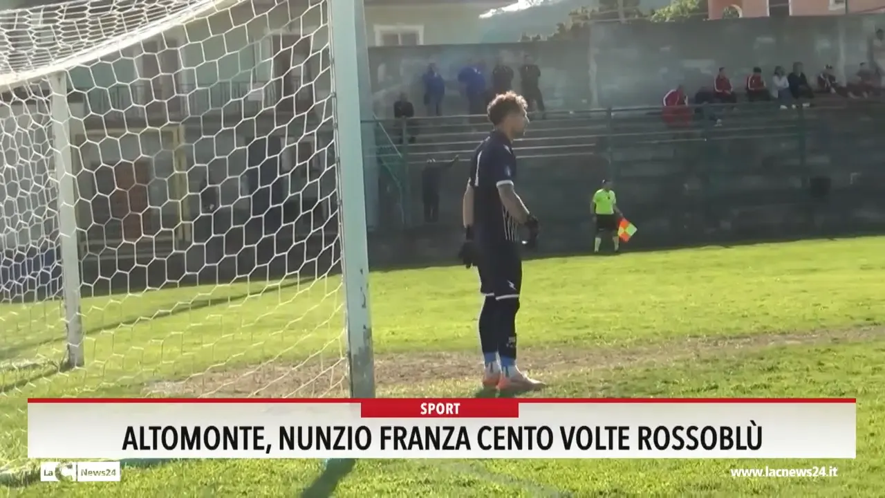 Altomonte, Nunzio Franza cento volte rossoblù
