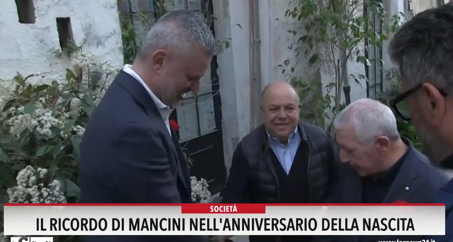 Il ricordo di Mancini nell'anniversario della nascita