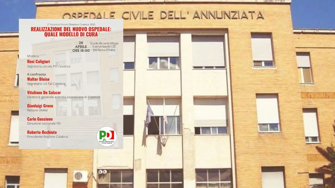 Nuovo ospedale di Cosenza, Occhiuto dialoga con il Partito democratico (e c’è pure Guccione)\n