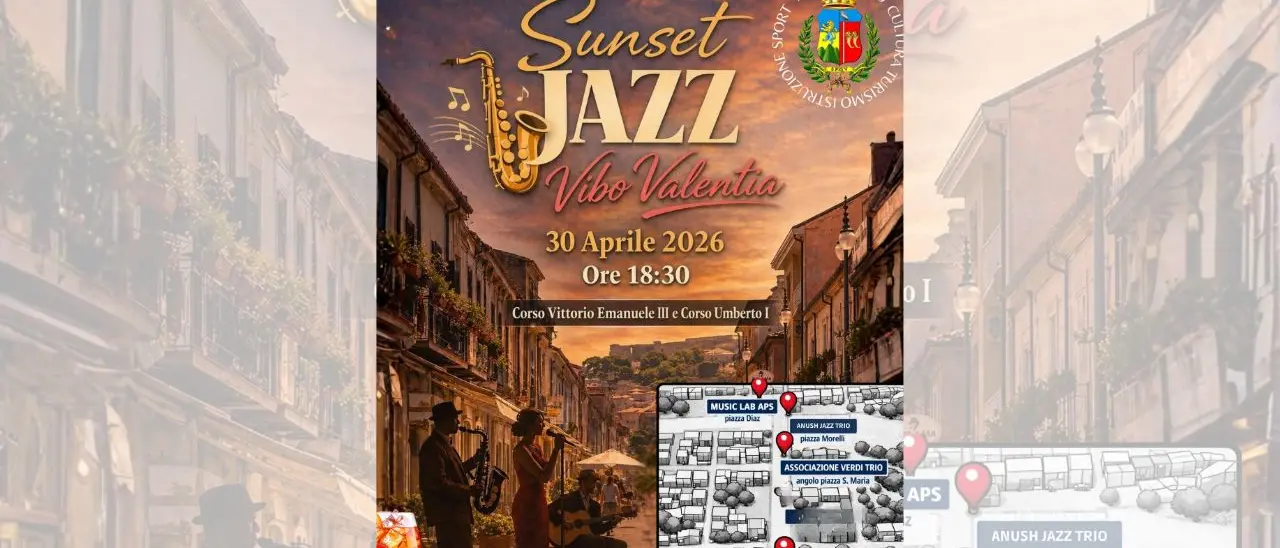 Vibo, il centro storico al tramonto diventa un salotto jazz. L'assessore Soriano:\u00A0«Un nuovo modo di vivere la città»\n