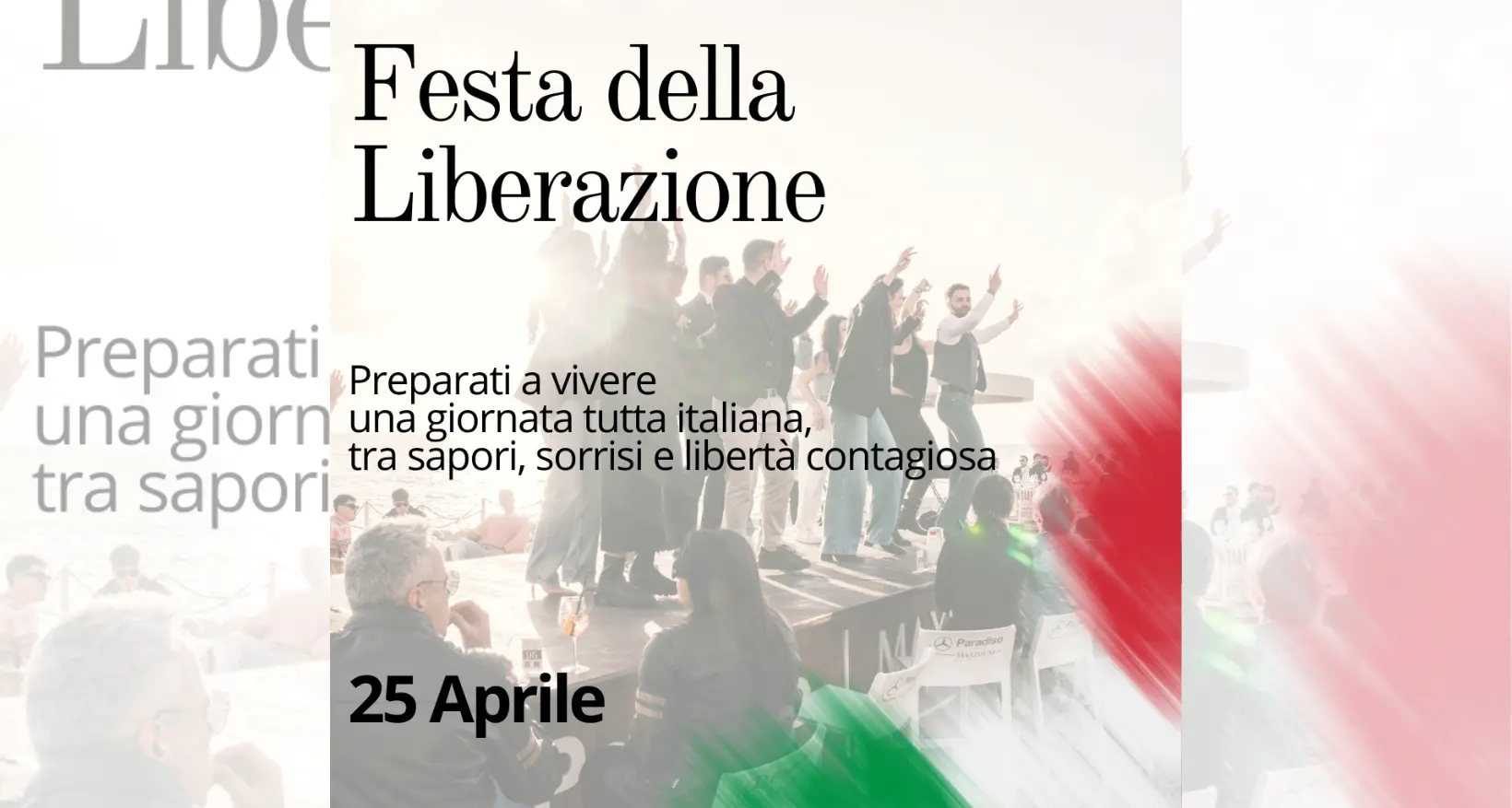 La musica italiana come inno alla libertà in occasione del 25 aprile: al Riva Restaurant di Falerna evento a tema\n