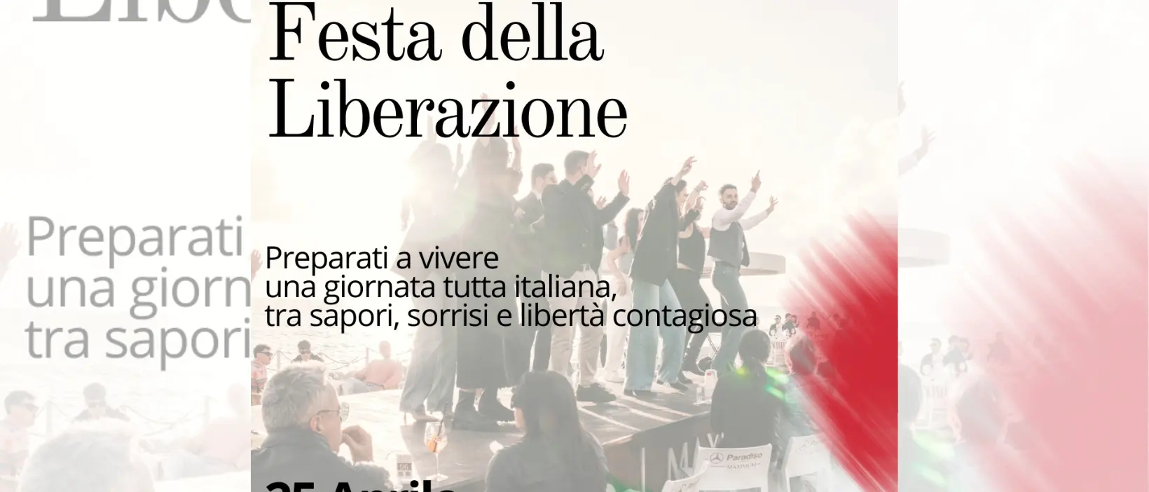 La musica italiana come inno alla libertà in occasione del 25 aprile: al Riva Restaurant di Falerna evento a tema\n