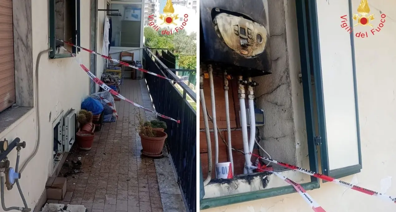 Lamezia, scoppia una caldaia installata sul balcone: lievemente ferito un minore\n