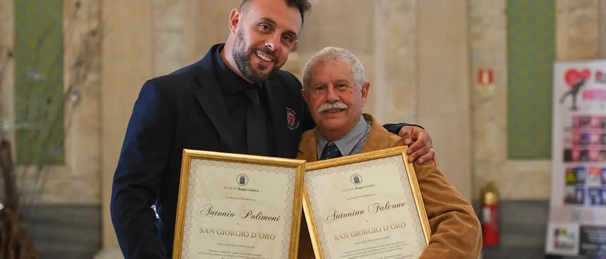 San Giorgio d’oro, la Fipav Reggio celebra i mister\u00A0Falcone e Polimeni\n
