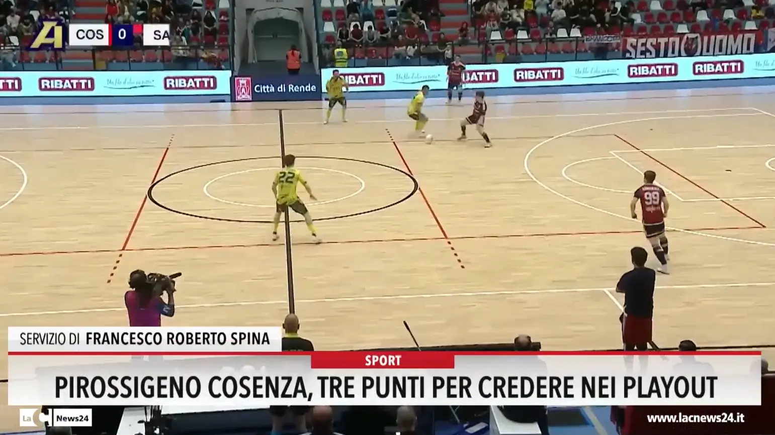 Pirossigeno Cosenza, tre punti per credere nei playout