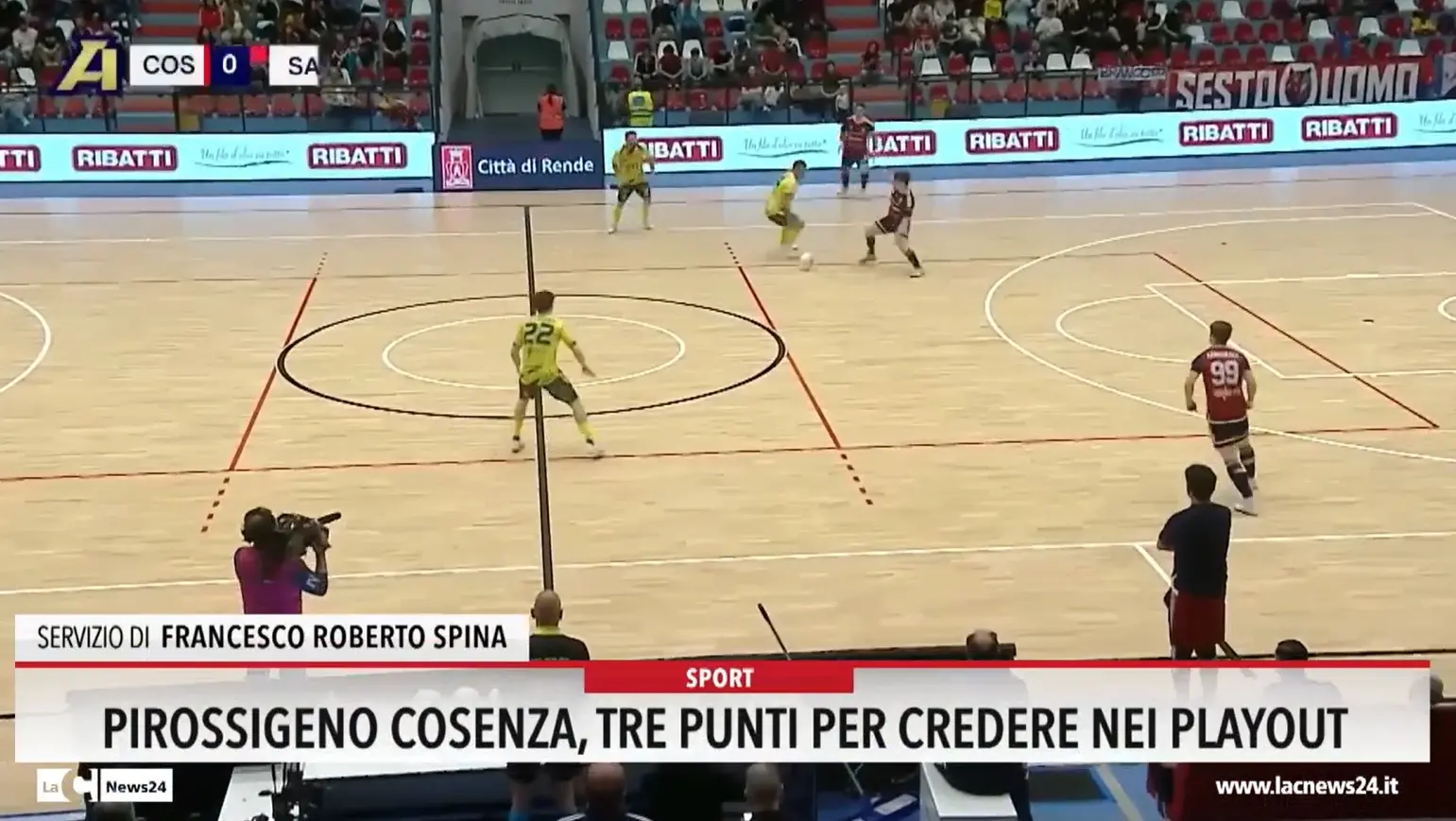 Pirossigeno Cosenza, tre punti per credere nei playout