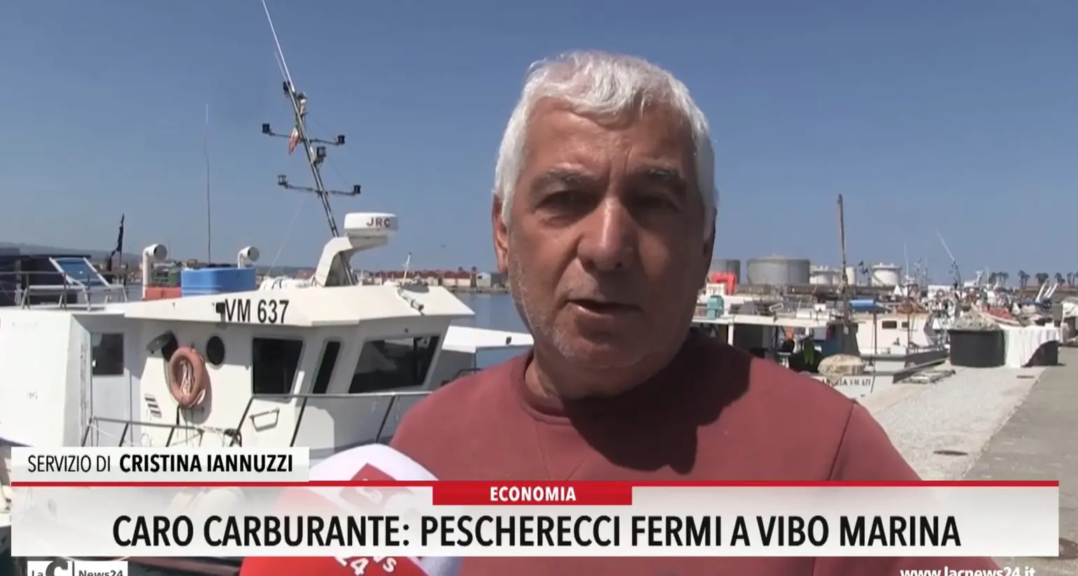 Caro carburante, pescherecci fermi a Vibo Marina