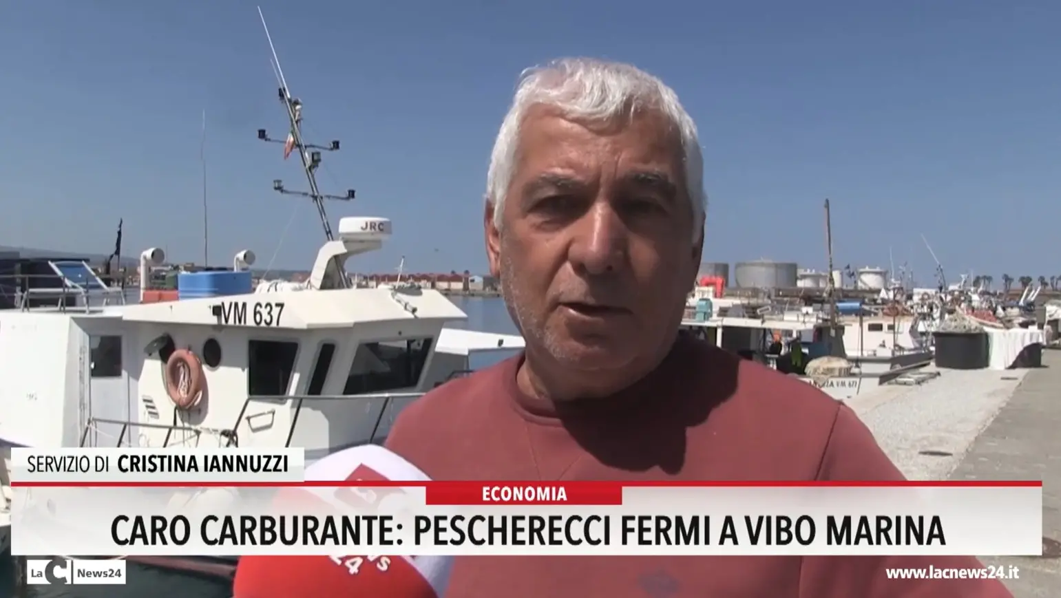 Caro carburante, pescherecci fermi a Vibo Marina
