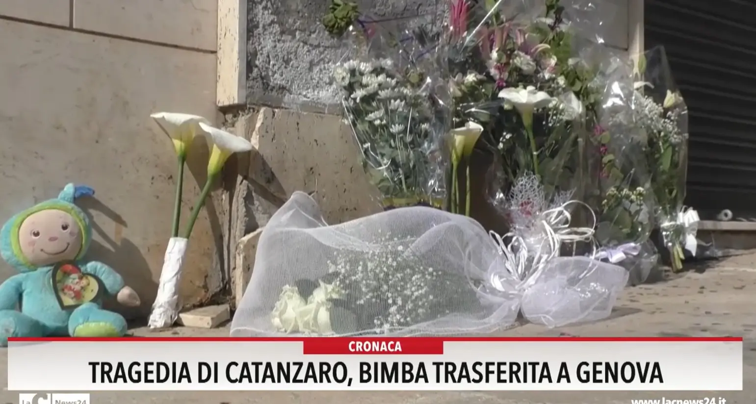 Tragedia di Catanzaro, bimba trasferita a Genova