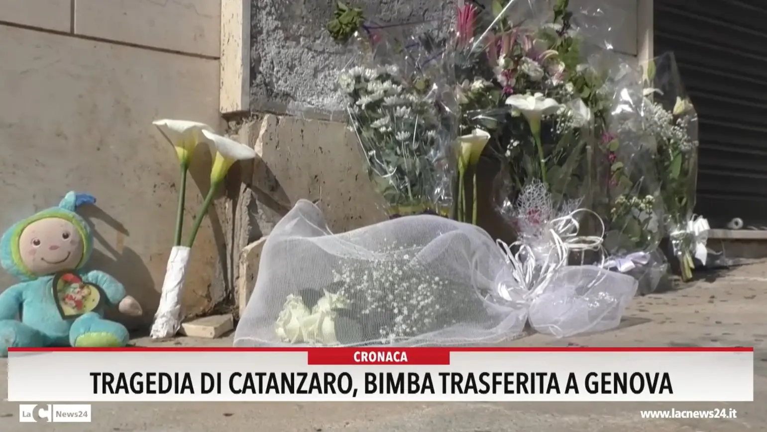 Tragedia di Catanzaro, bimba trasferita a Genova