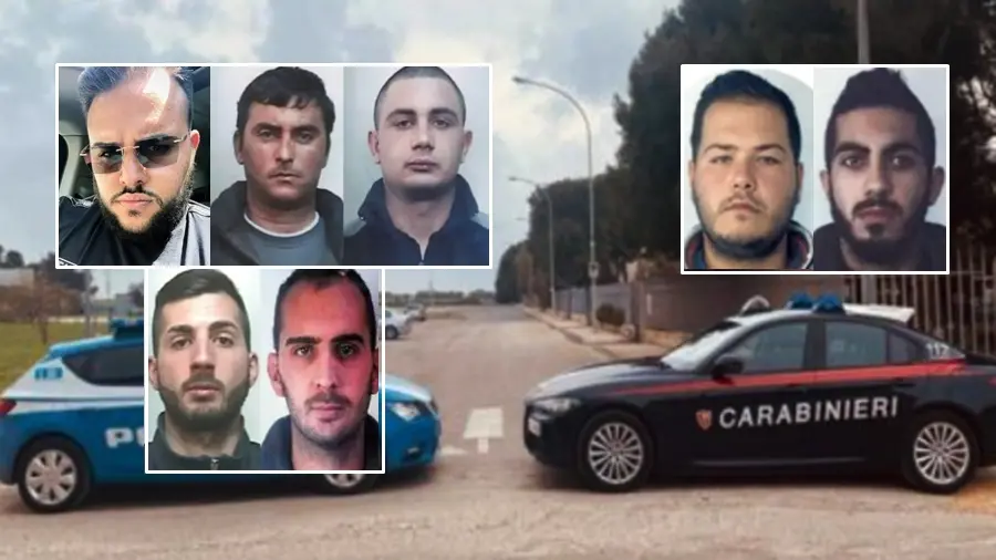 <p>Nei riquadri da sinistra: Michele Id&agrave;, Franco Id&agrave;, Domenico Zannino e in basso Salvatore e Giovanni Emmanuele. A destra Rinaldo e Valerio Loielo</p>\\n