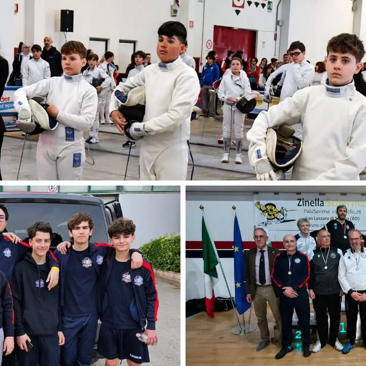 Il Club Scherma Cosenza brilla tra Under 14 e Master nei circuiti nazionali\n