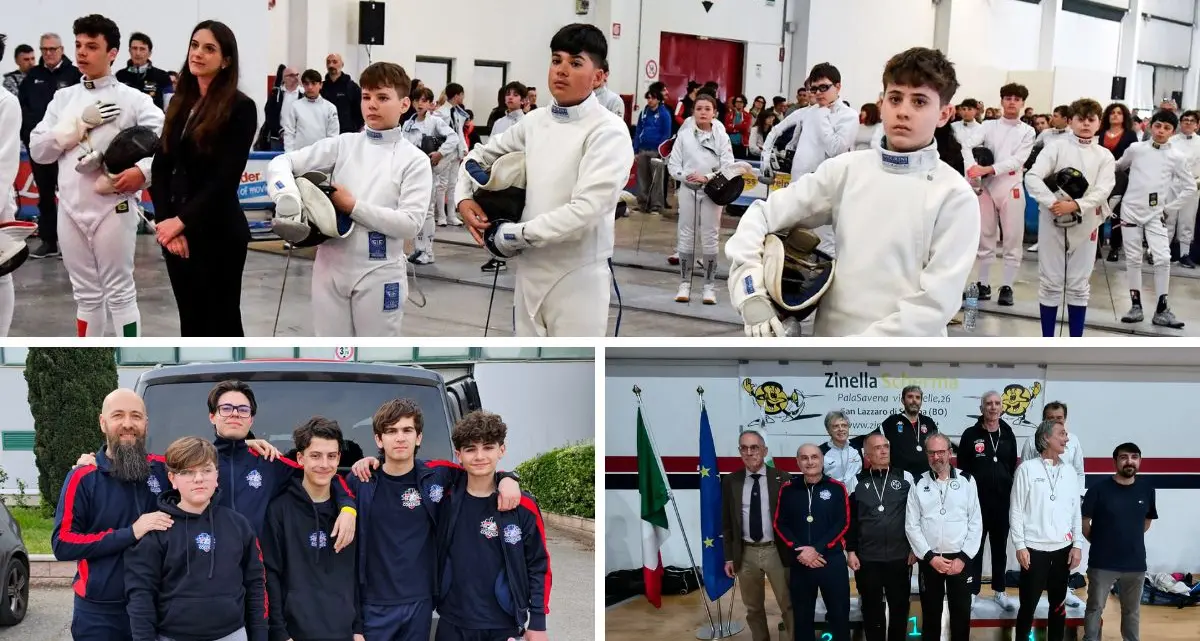 Il Club Scherma Cosenza brilla tra Under 14 e Master nei circuiti nazionali\n