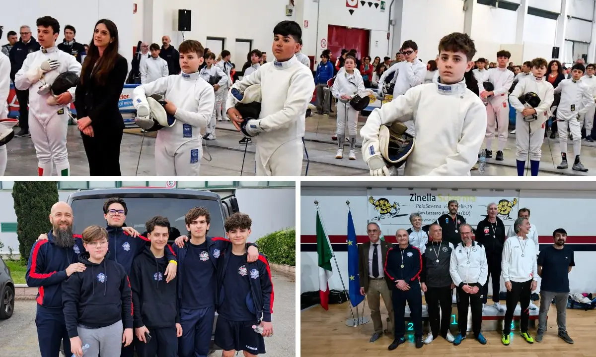 Il Club Scherma Cosenza brilla tra Under 14 e Master nei circuiti nazionali\n