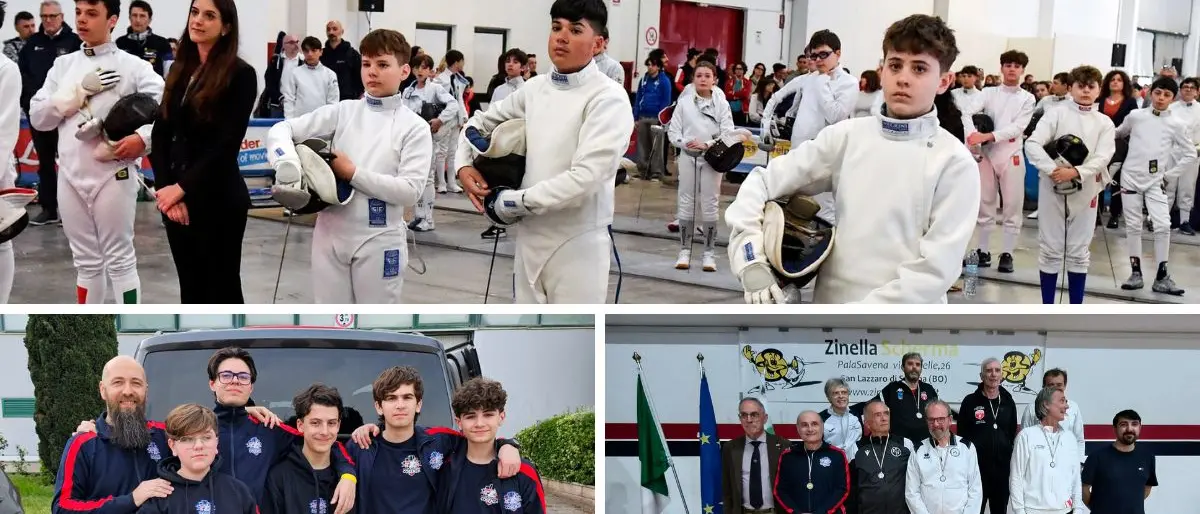 Il Club Scherma Cosenza brilla tra Under 14 e Master nei circuiti nazionali\n