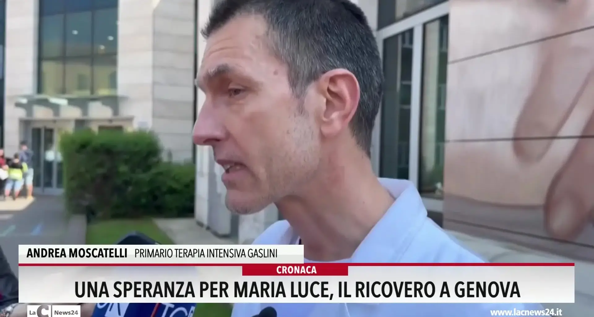 Una speranza per Maria Luce, il ricovero a Genova