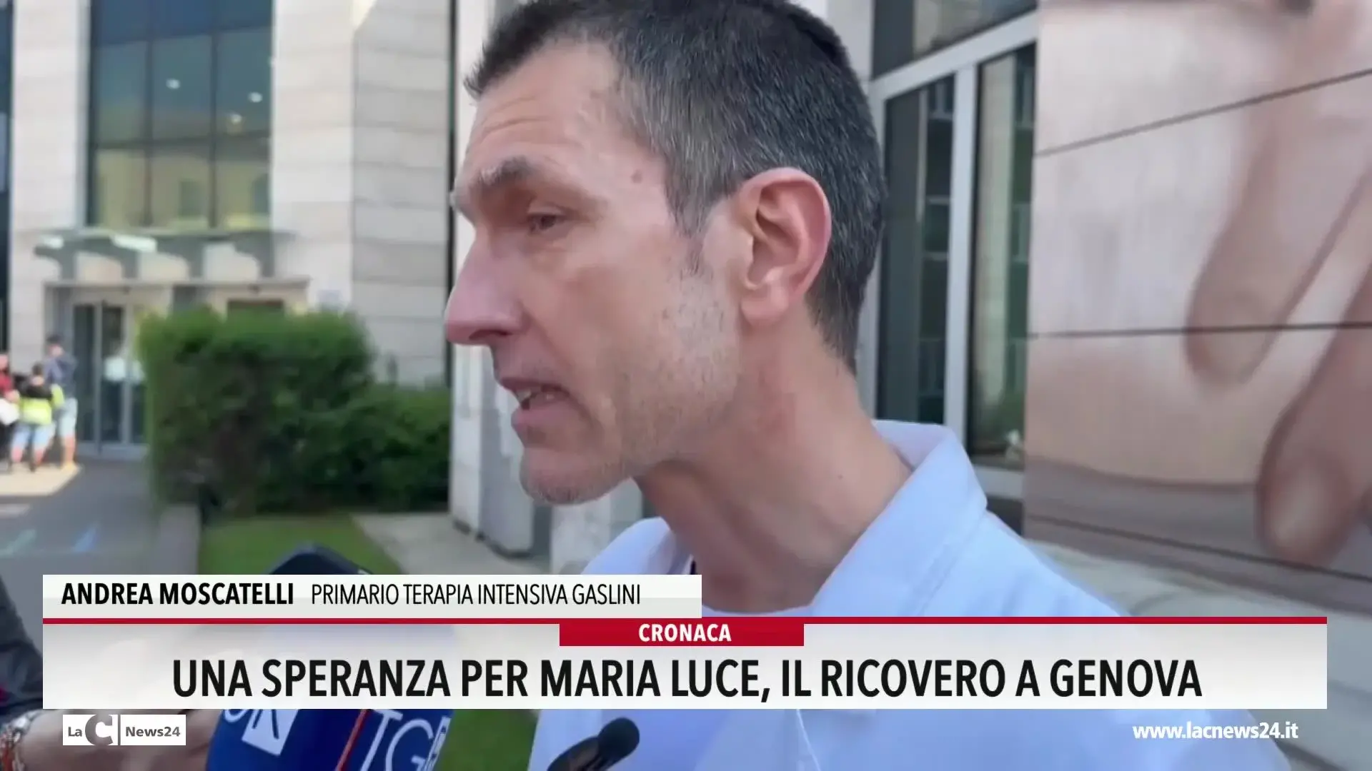 Una speranza per Maria Luce, il ricovero a Genova