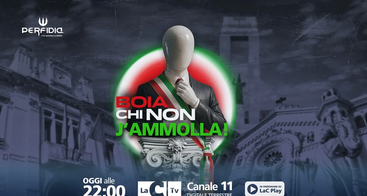 <p>Boia chi non j’ammolla! Questa sera a <span style=\"color:hsl(0, 75%, 60%);\">Perfidia </span>luci e ombre di Reggio Calabria in vista delle Comunali</p>