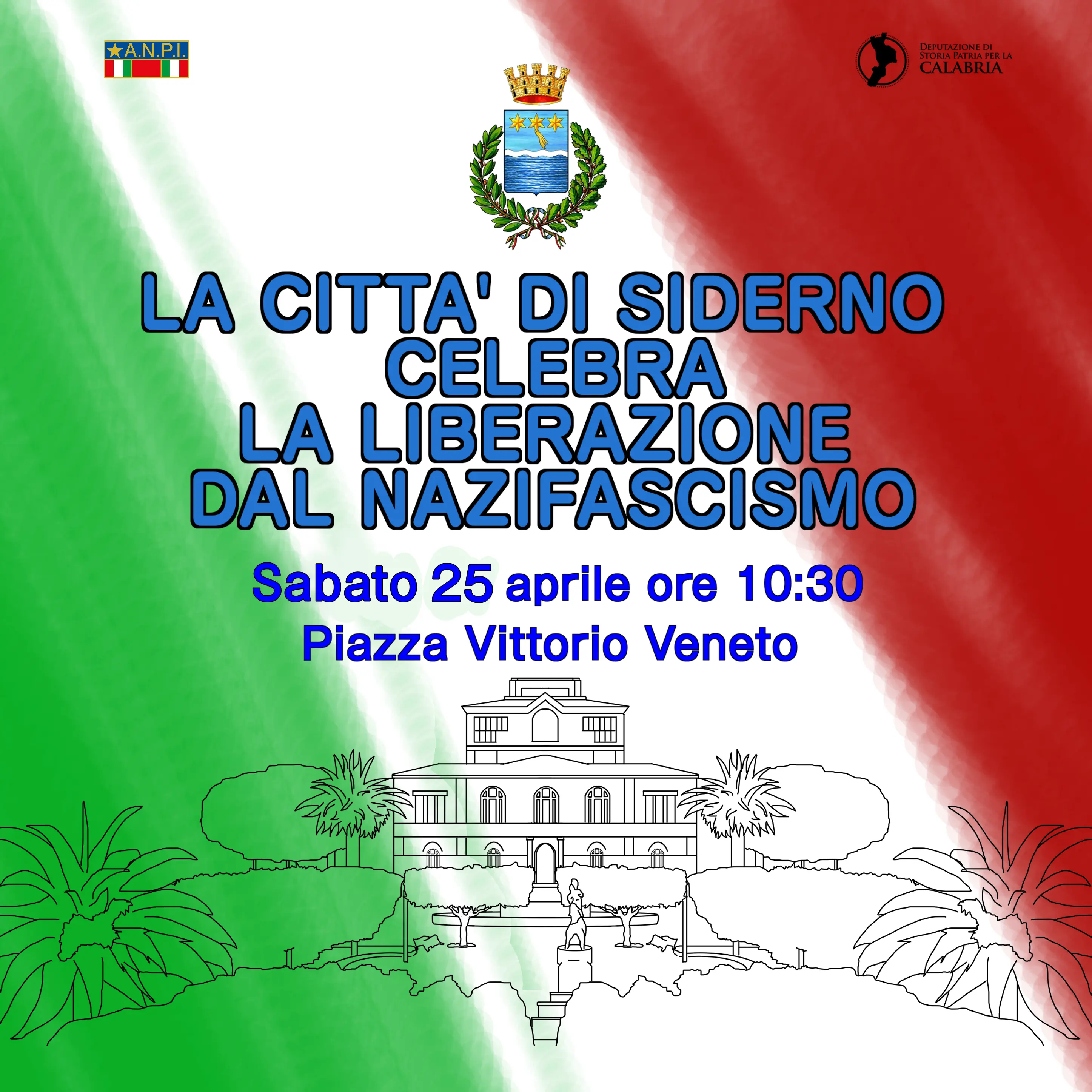 Siderno celebra il 25 Aprile: gli appuntamenti previsti\n