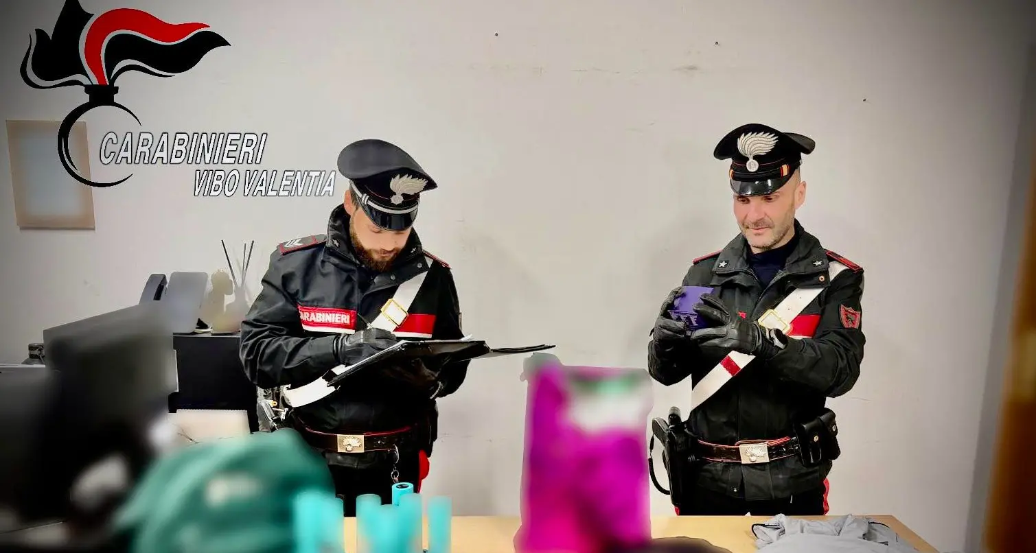 Razzia in un centro commerciale vibonese, beccati dai carabinieri con cosmetici e abiti nell’auto\n