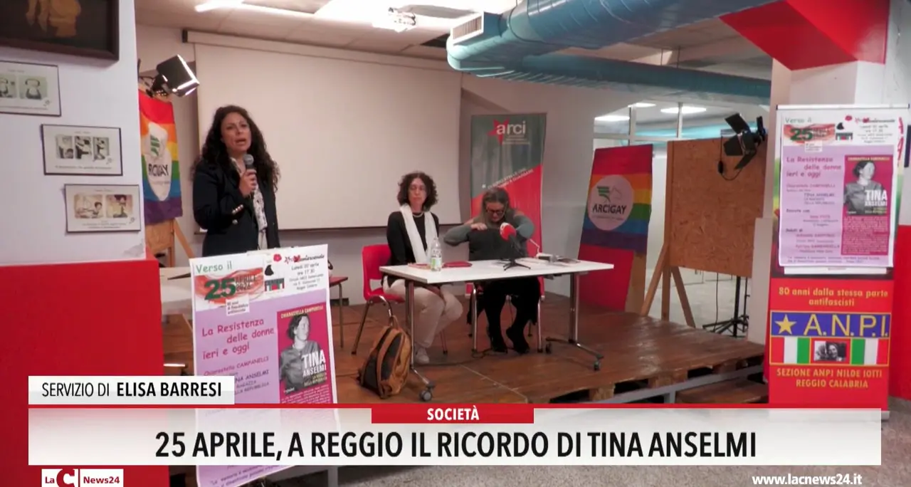 25 aprile, a Reggio il ricordo di Tina Anselmi